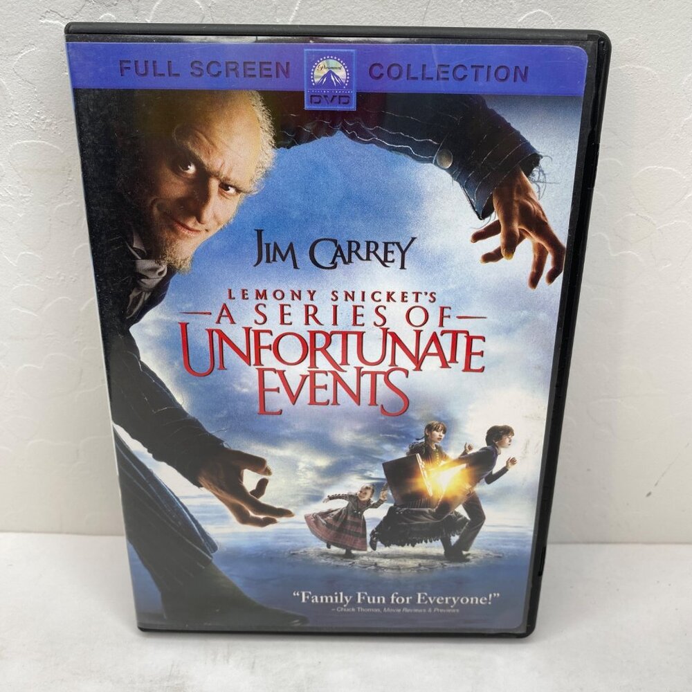 Lemony Snickets A Series Of Unfortunate Events DVD Full Screen Collection Jim Ca